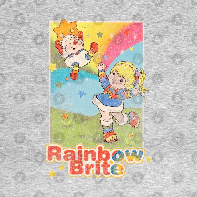 Vintage Rainbow Brite Distressed by Tangan Pengharapan